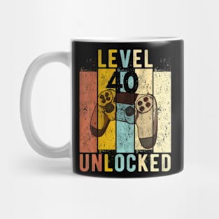 40th Birthday Level 40  Video Mug